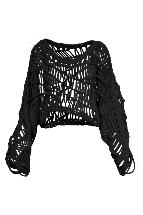 Ripple Macrame Pullover — Aisling Camps